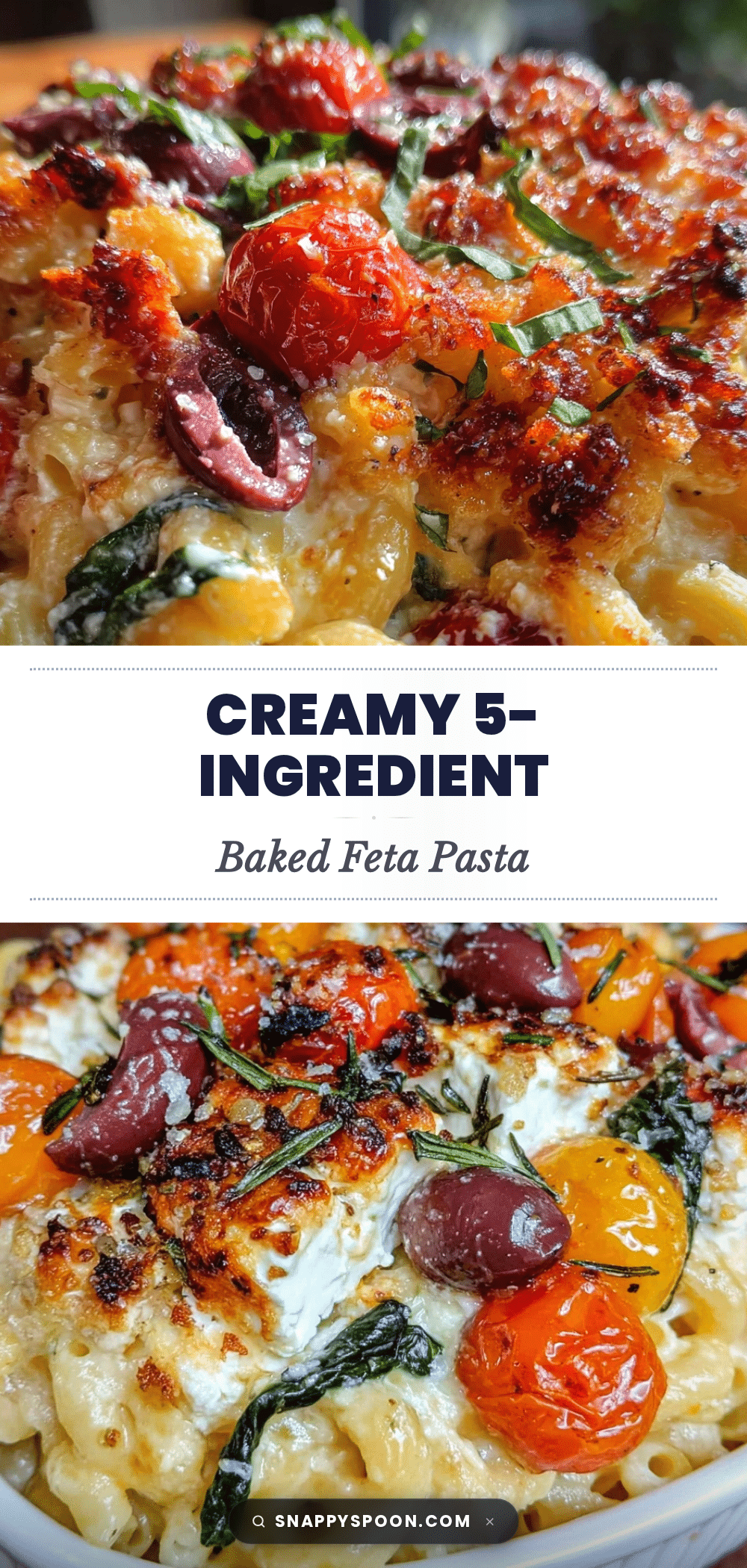 baked feta pasta recipe