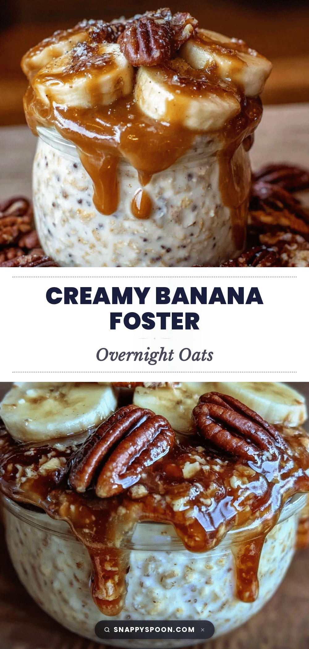banana foster overnight oats recipe
