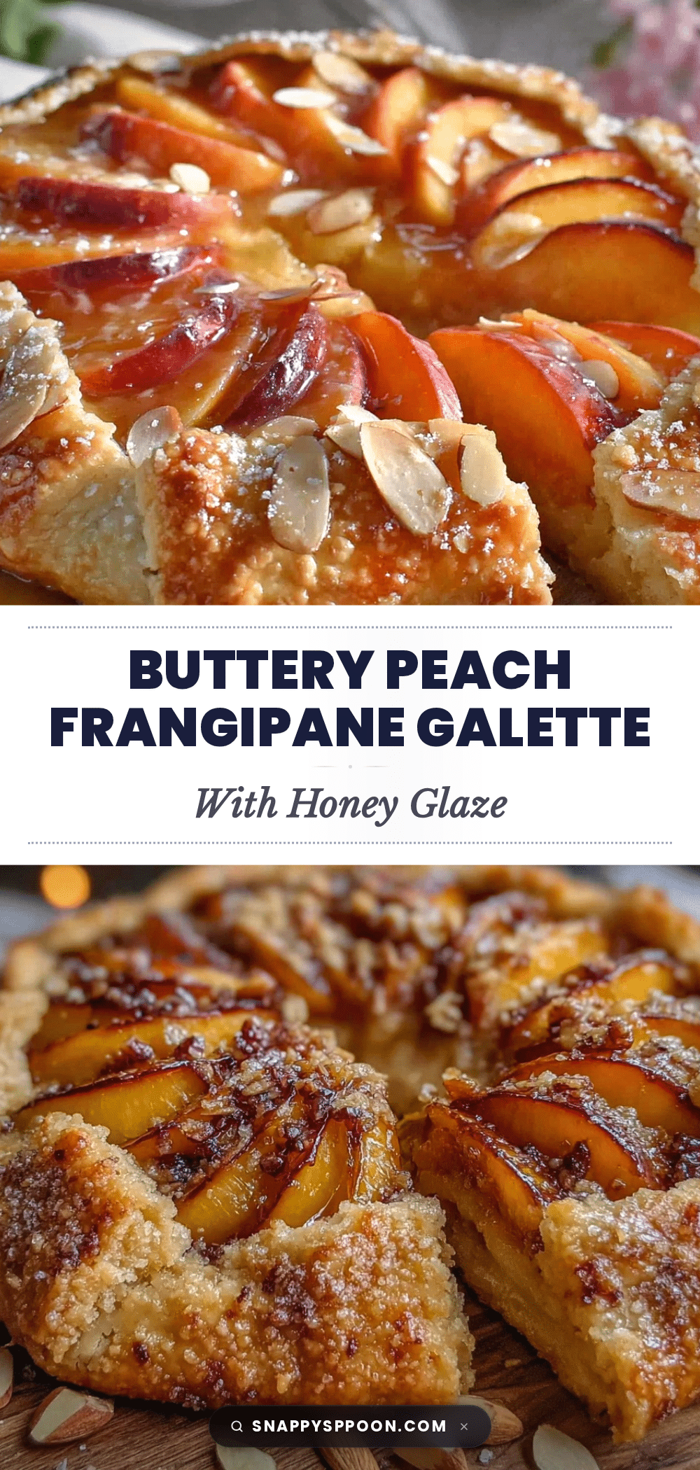 brown butter peach frangipane galette recipe