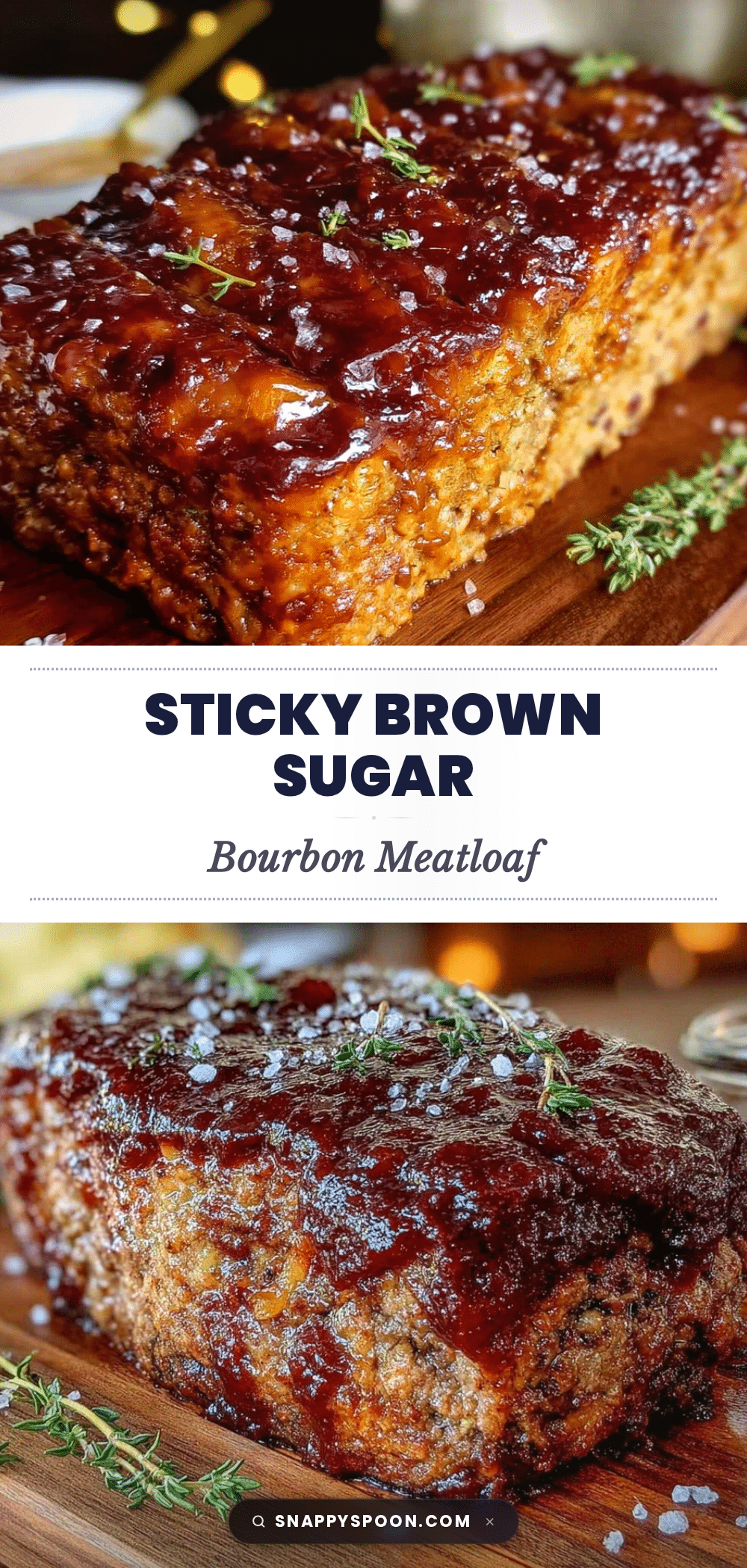 brown sugar bourbon glazed meatloaf recipe
