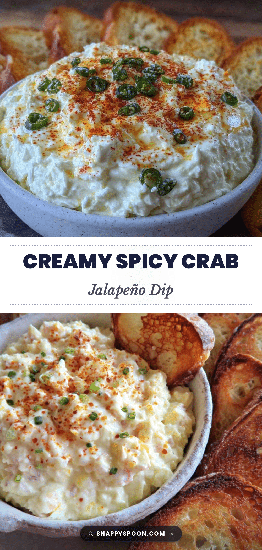 creamy crab and jalapeño boat dip recipe