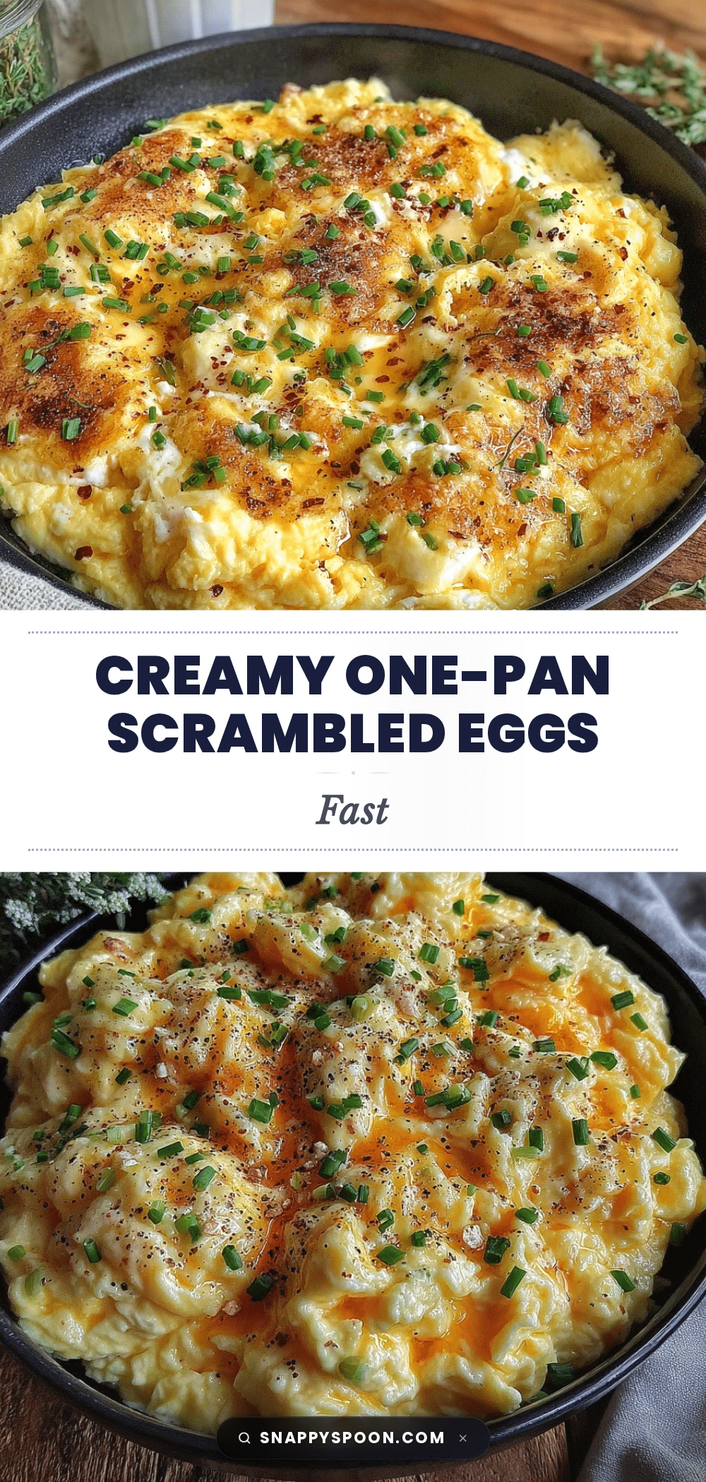 creamy one-pan scrambled eggs recipe recipe