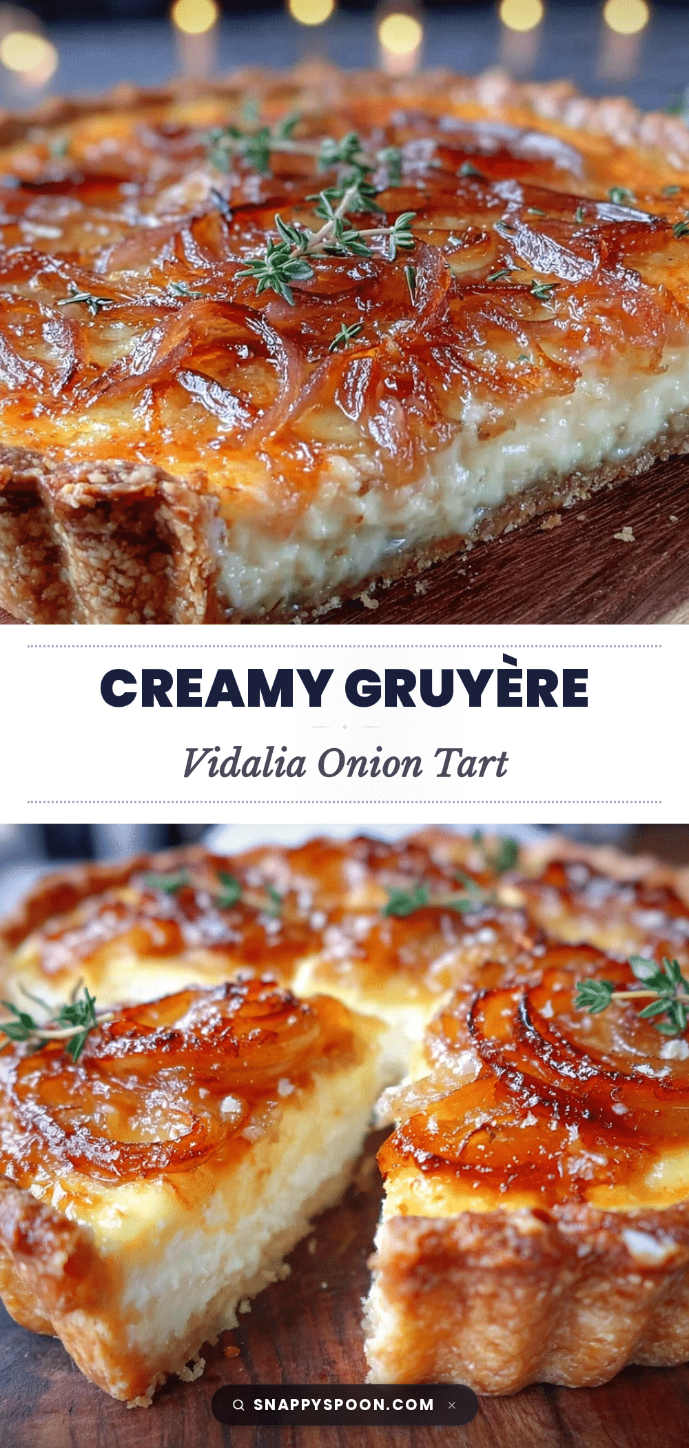 creamy vidalia sweet onion tart recipe