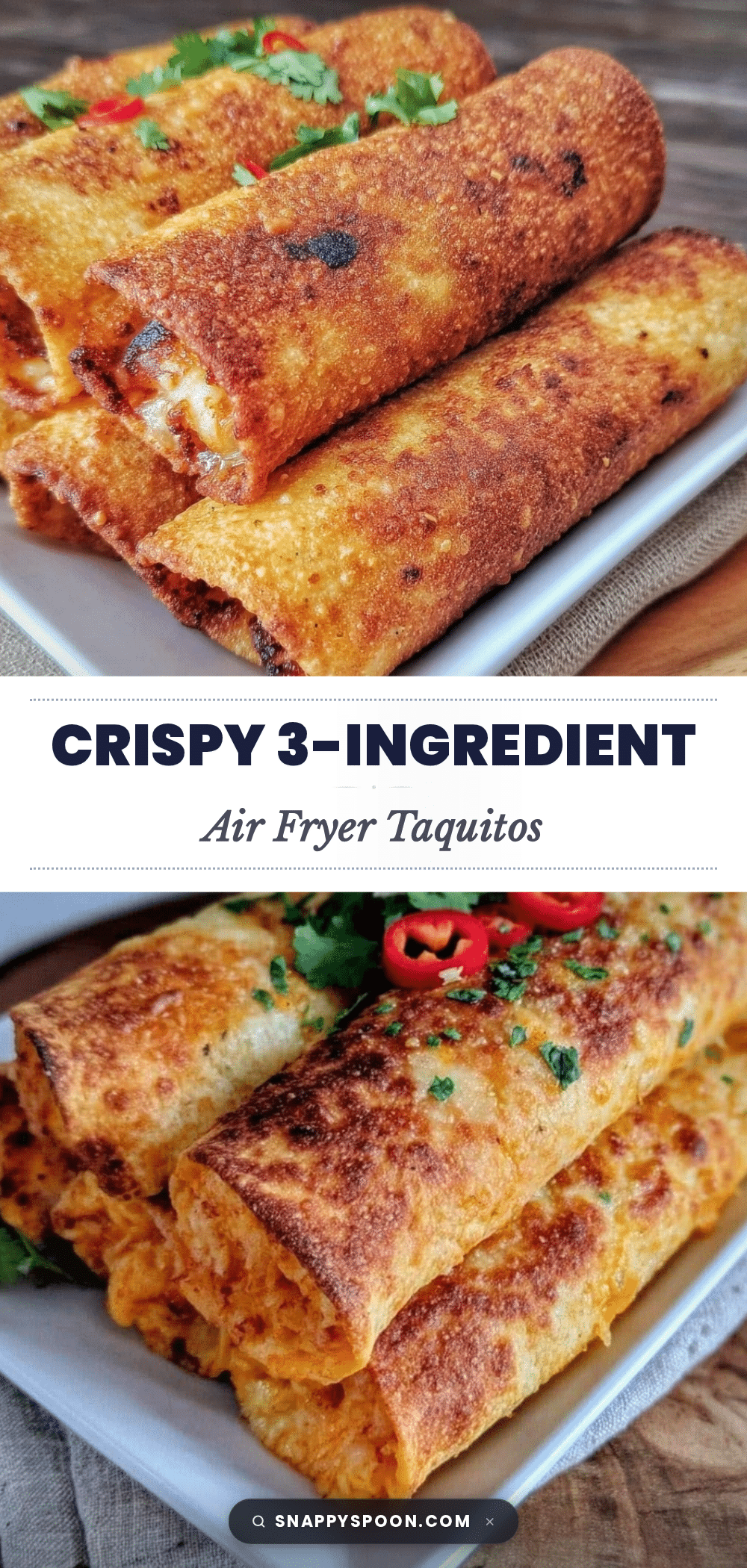 crispy air fryer taquitos recipe