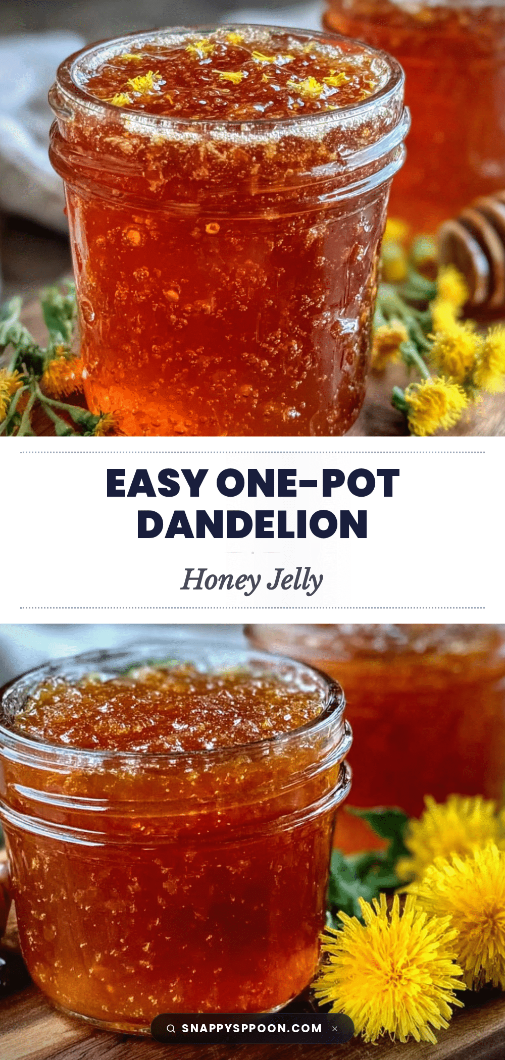 dandelion honey jelly recipe
