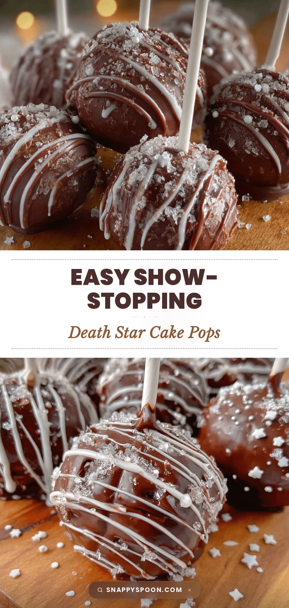 Death Star cake pops recipe