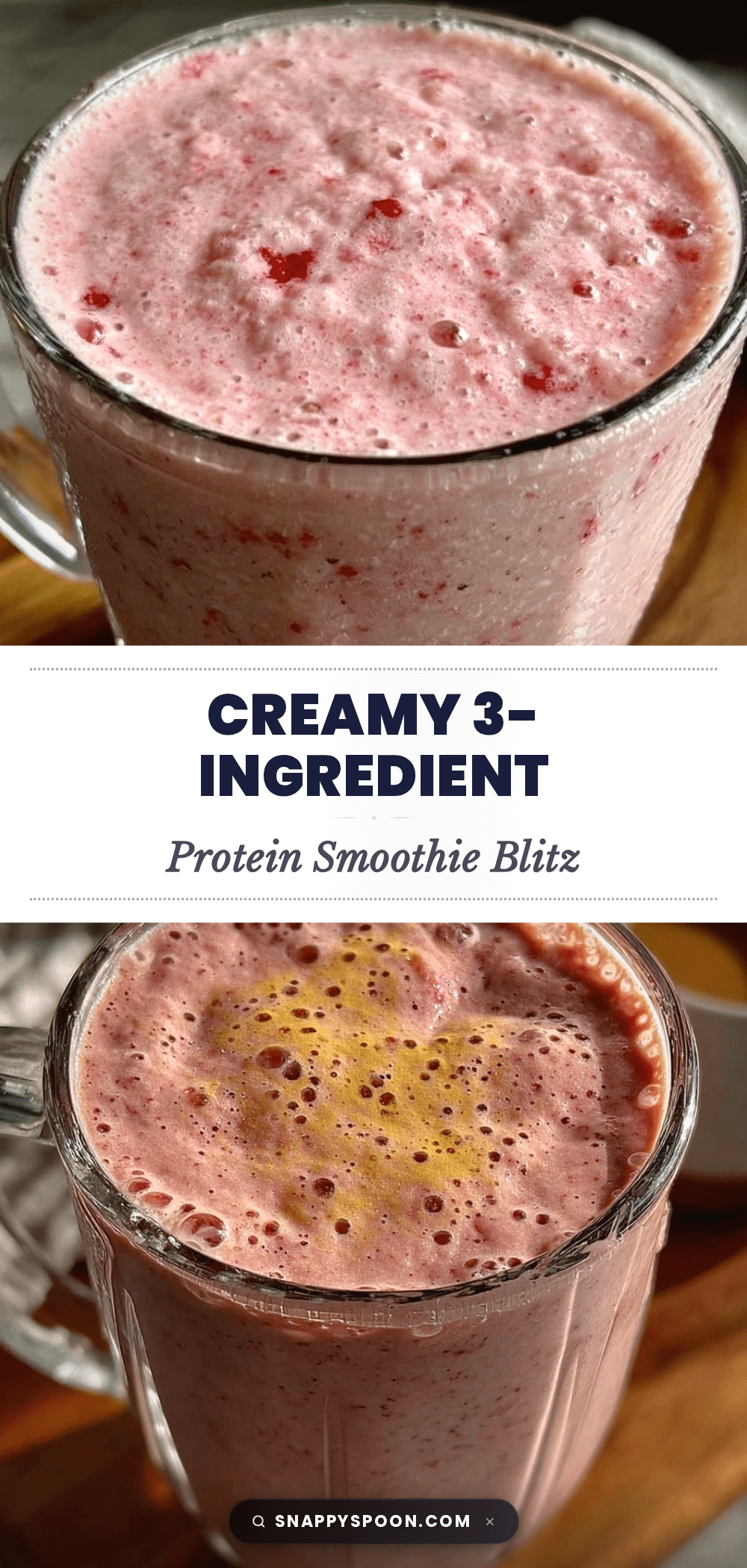 easy 3-ingredient protein smoothie recipe