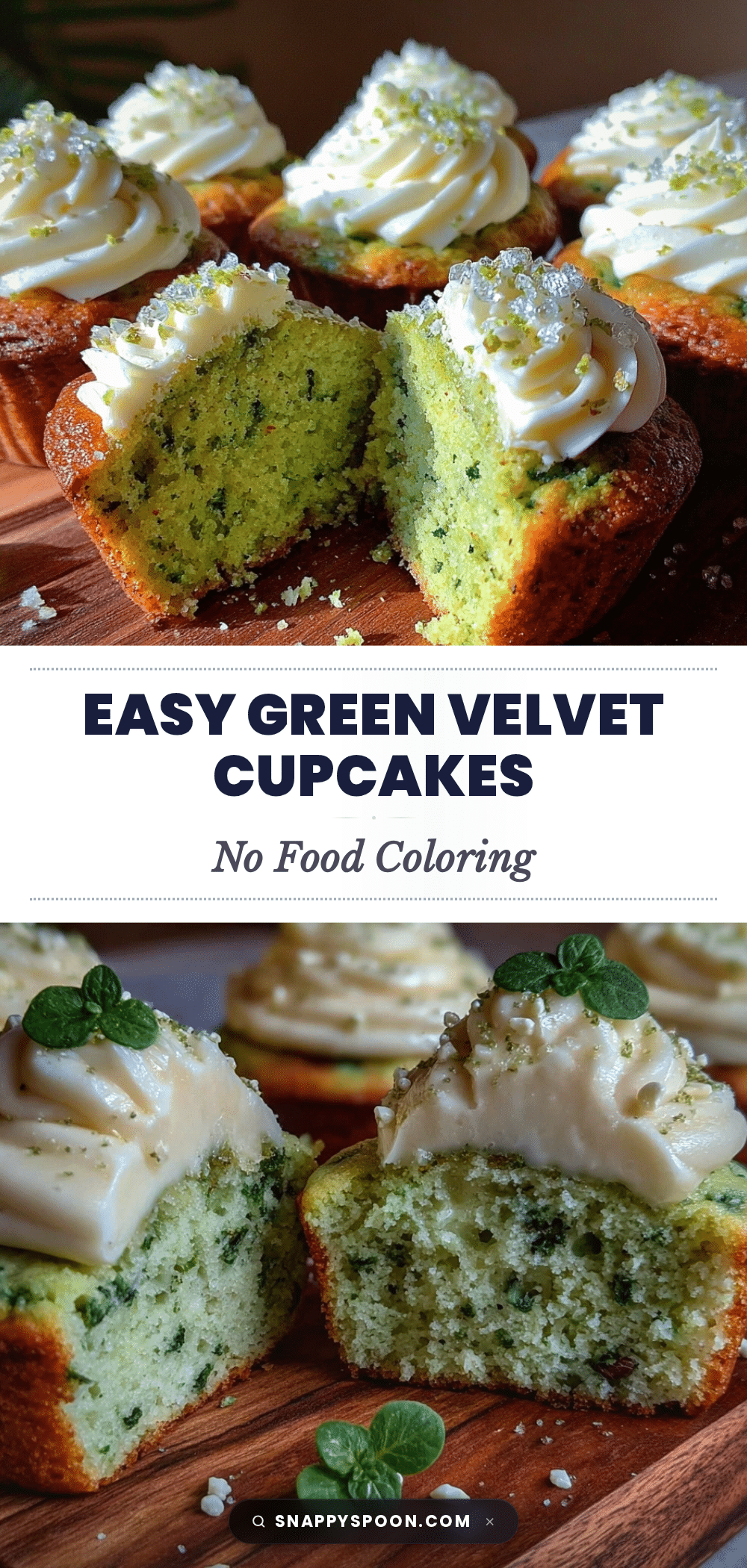 easy green velvet cupcakes without food coloring recipe