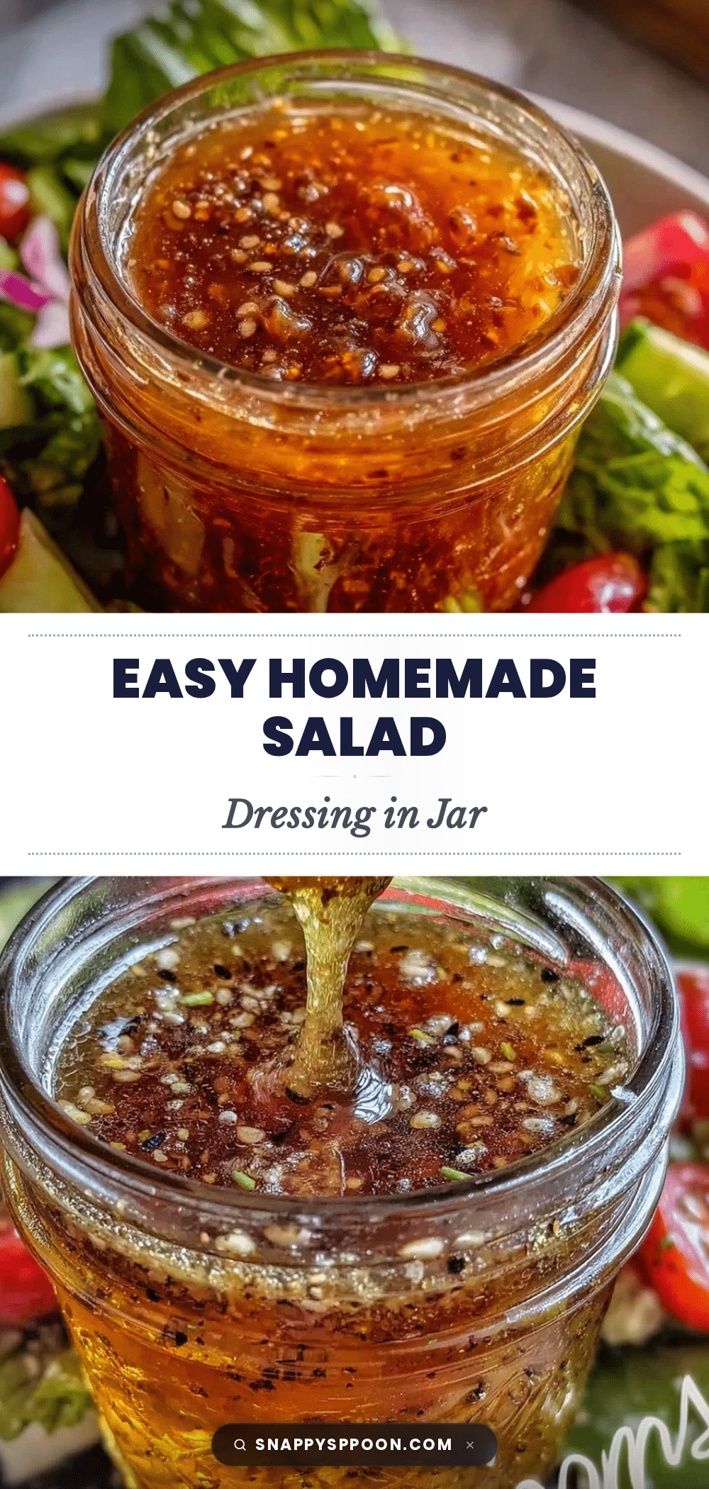 easy homemade salad dressing in jar recipe
