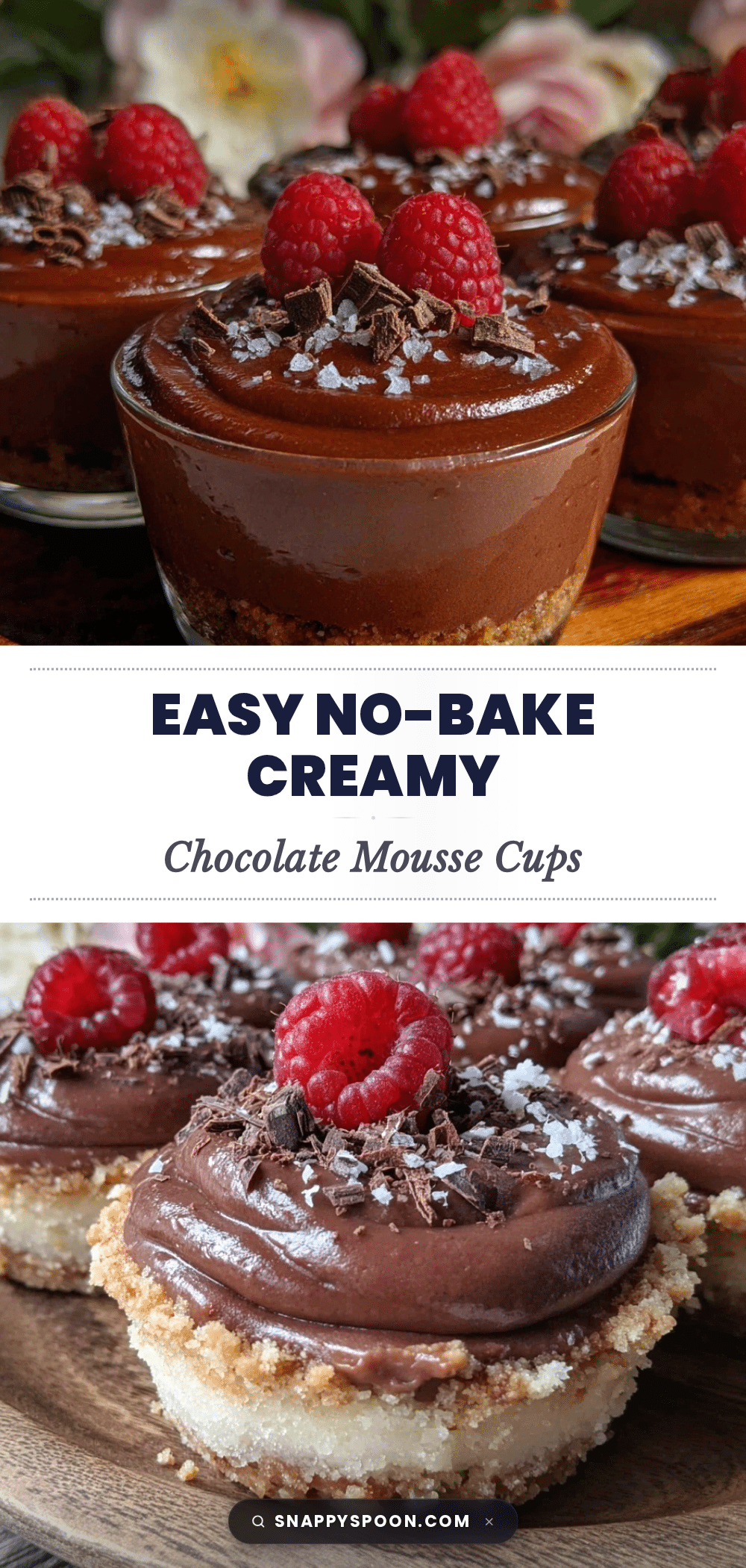 easy no-bake chocolate mousse cups recipe