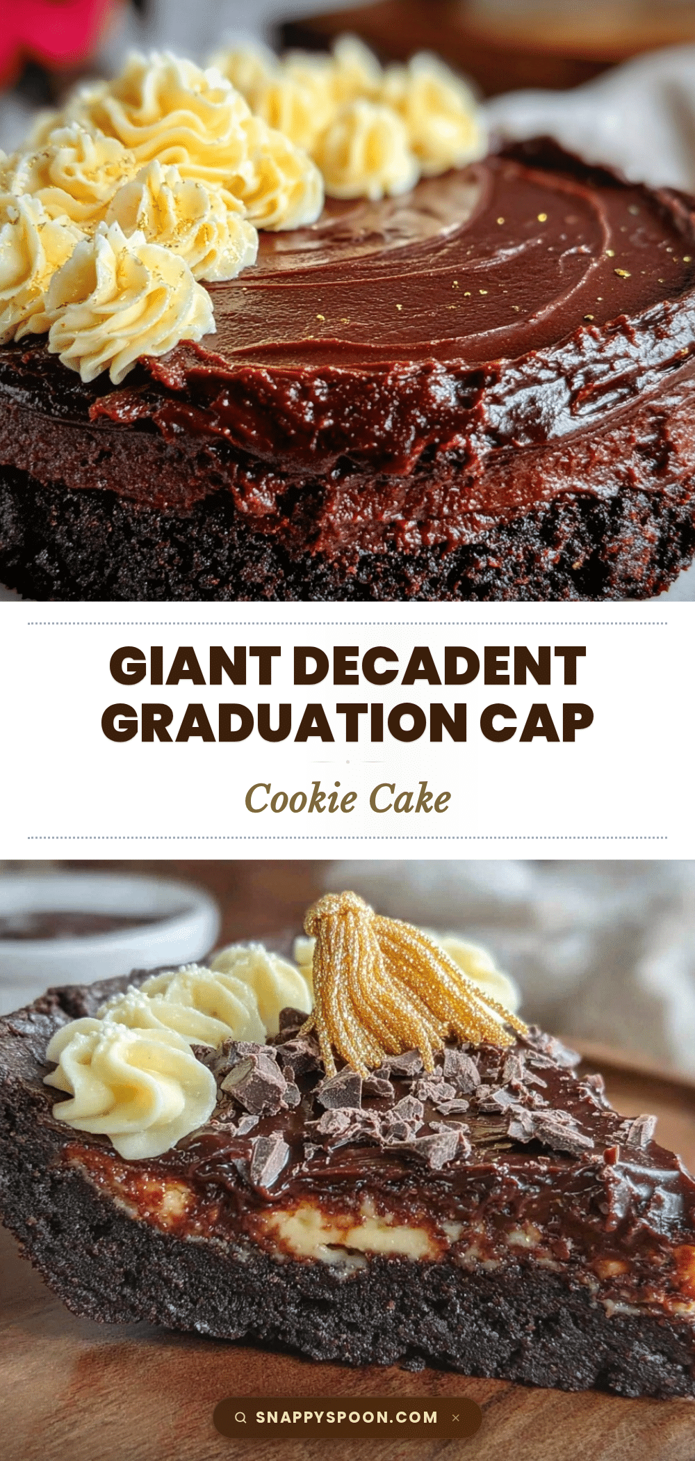 giant graduation cap cookie cake recipe