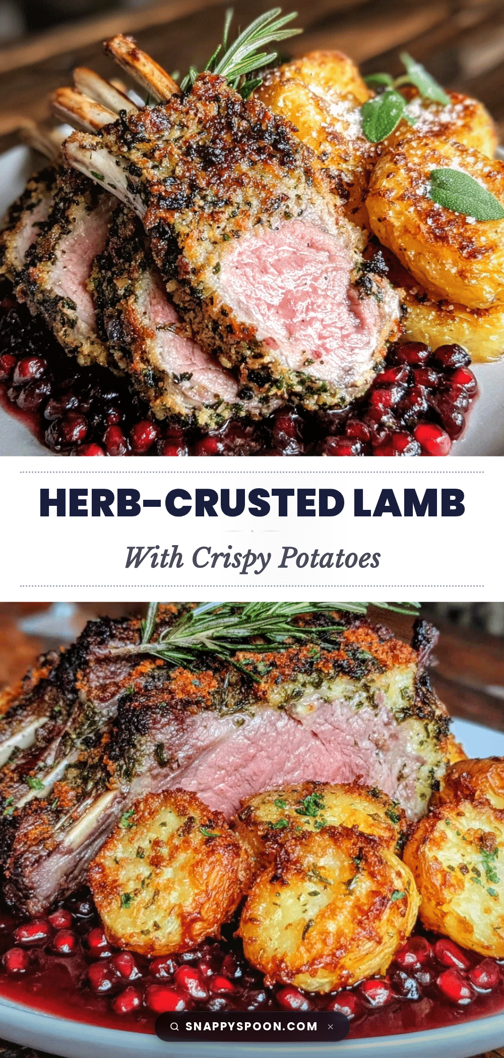 herb-crusted rack of lamb recipe