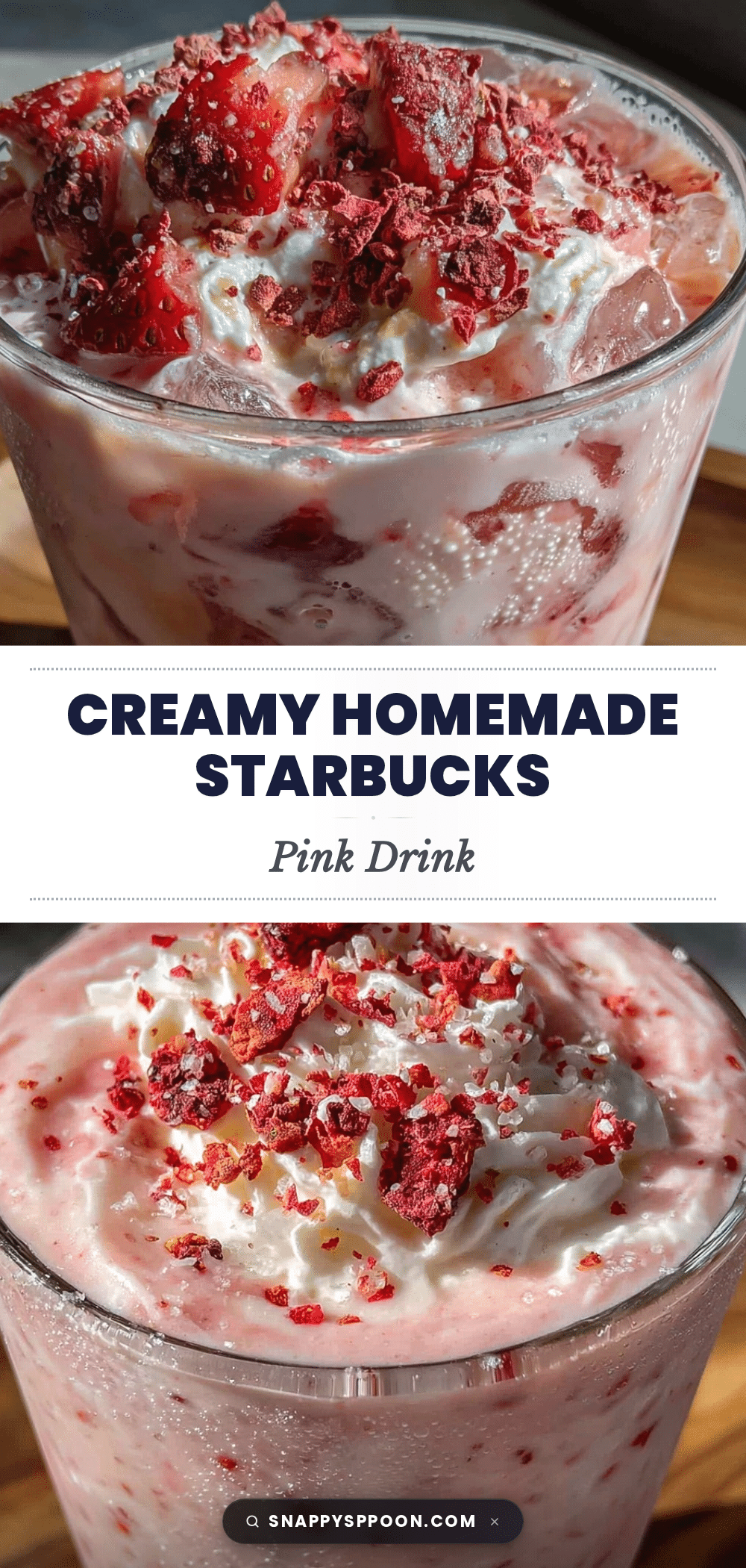 homemade starbucks pink drink recipe