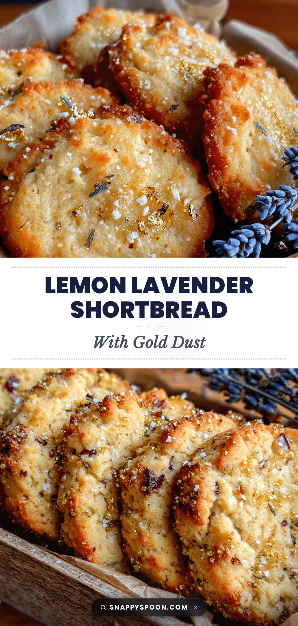 lemon lavender shortbread cookies recipe