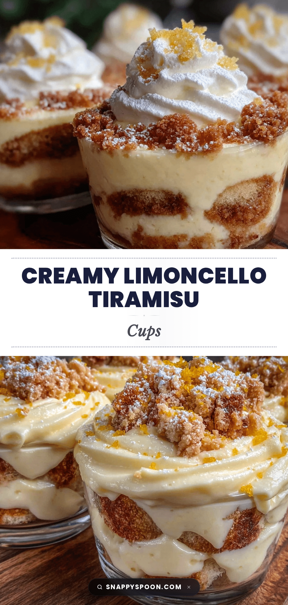 limoncello tiramisu cups recipe