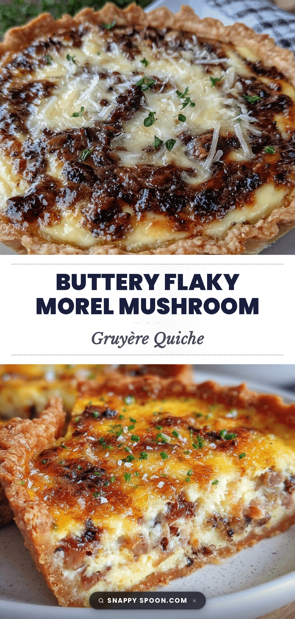 morel mushroom quiche recipe