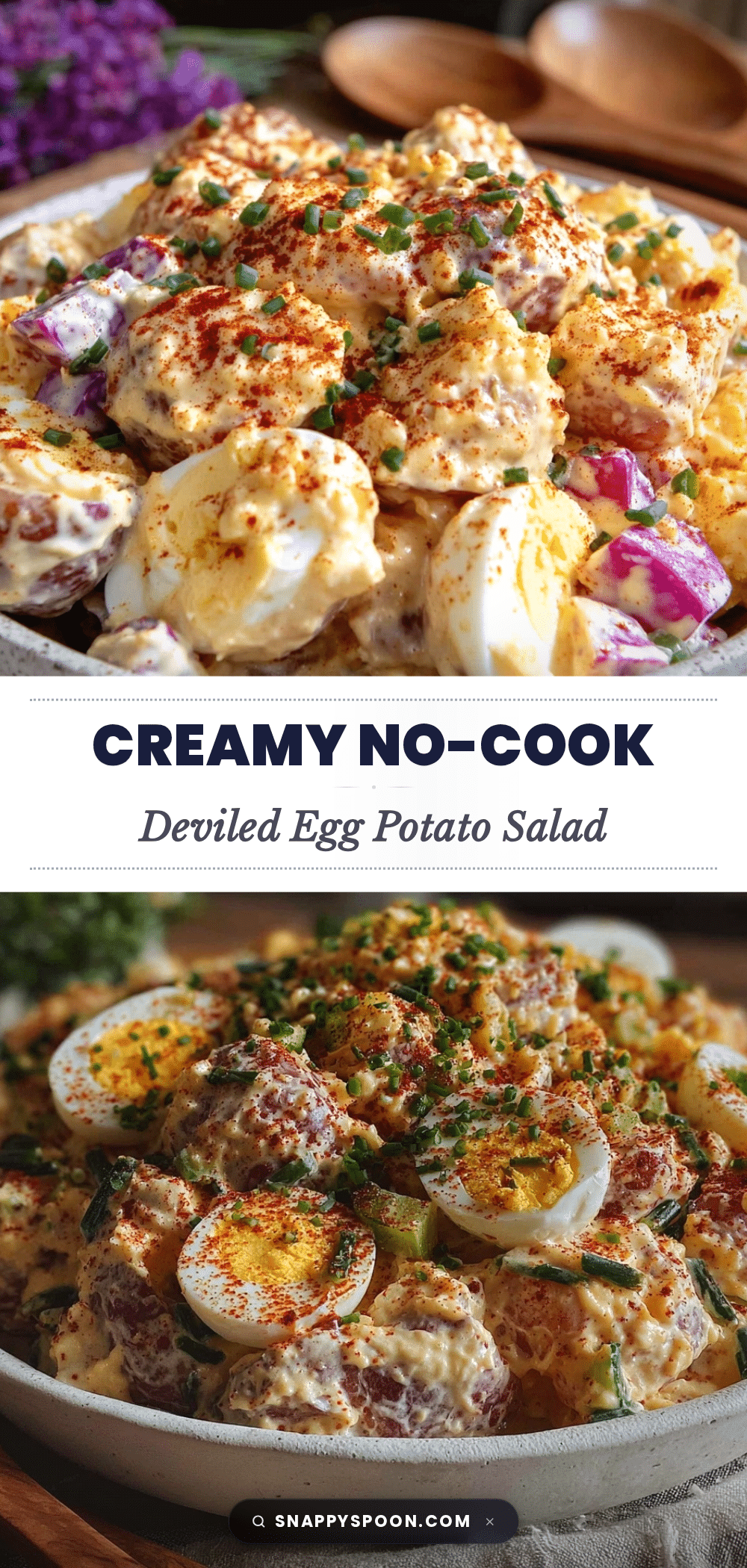 no-cook deviled egg potato salad recipe