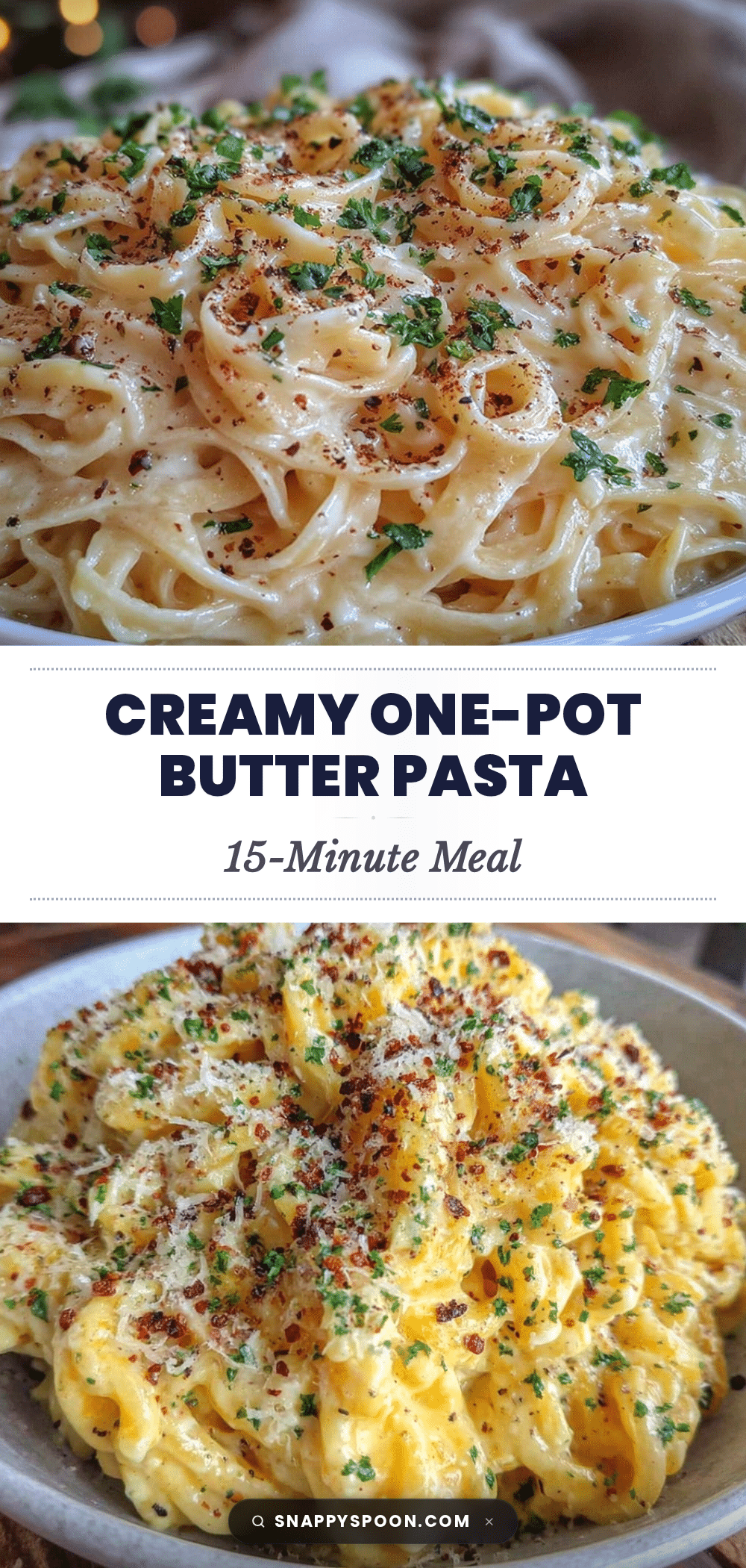 one-pot butter pasta recipe