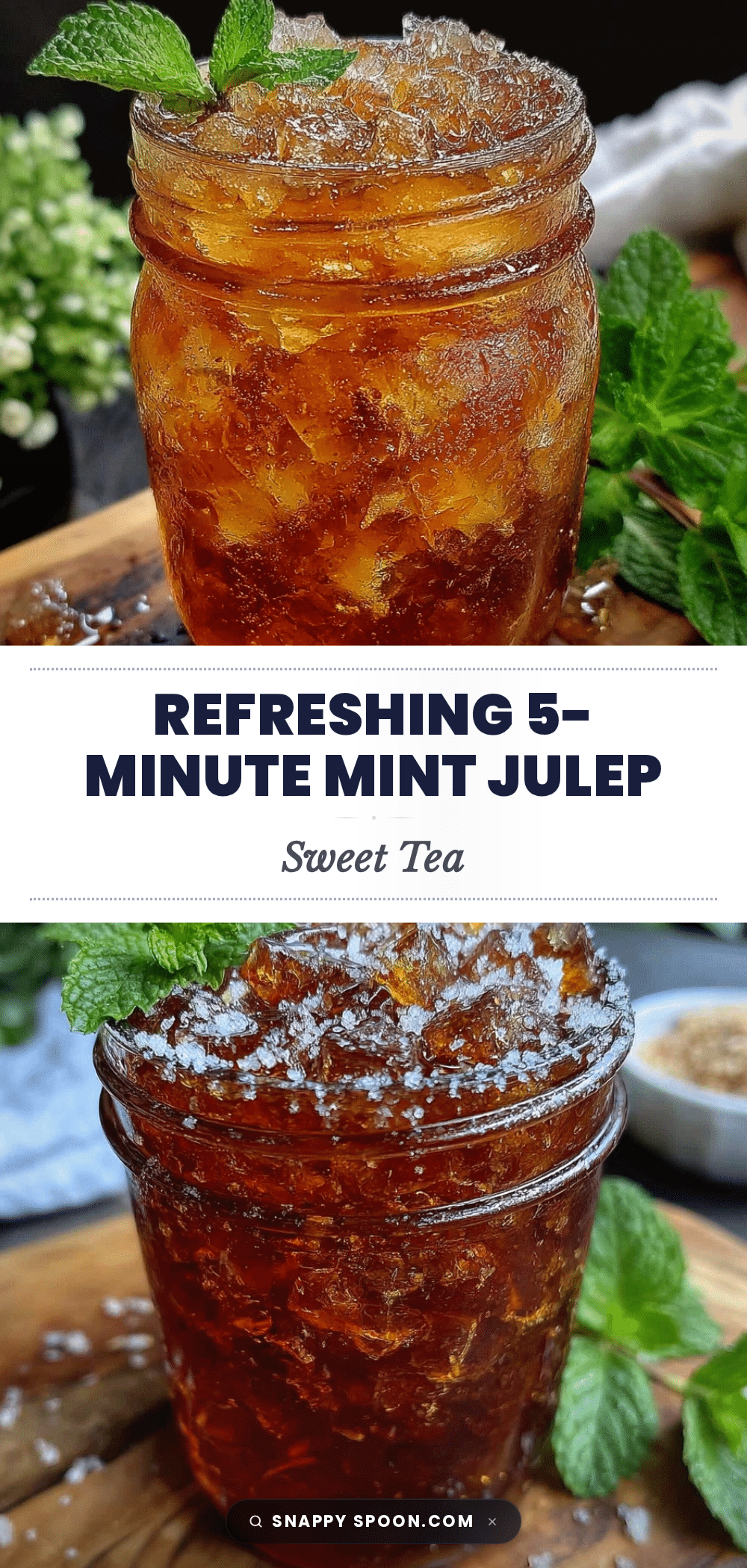 quick mint julep sweet tea recipe