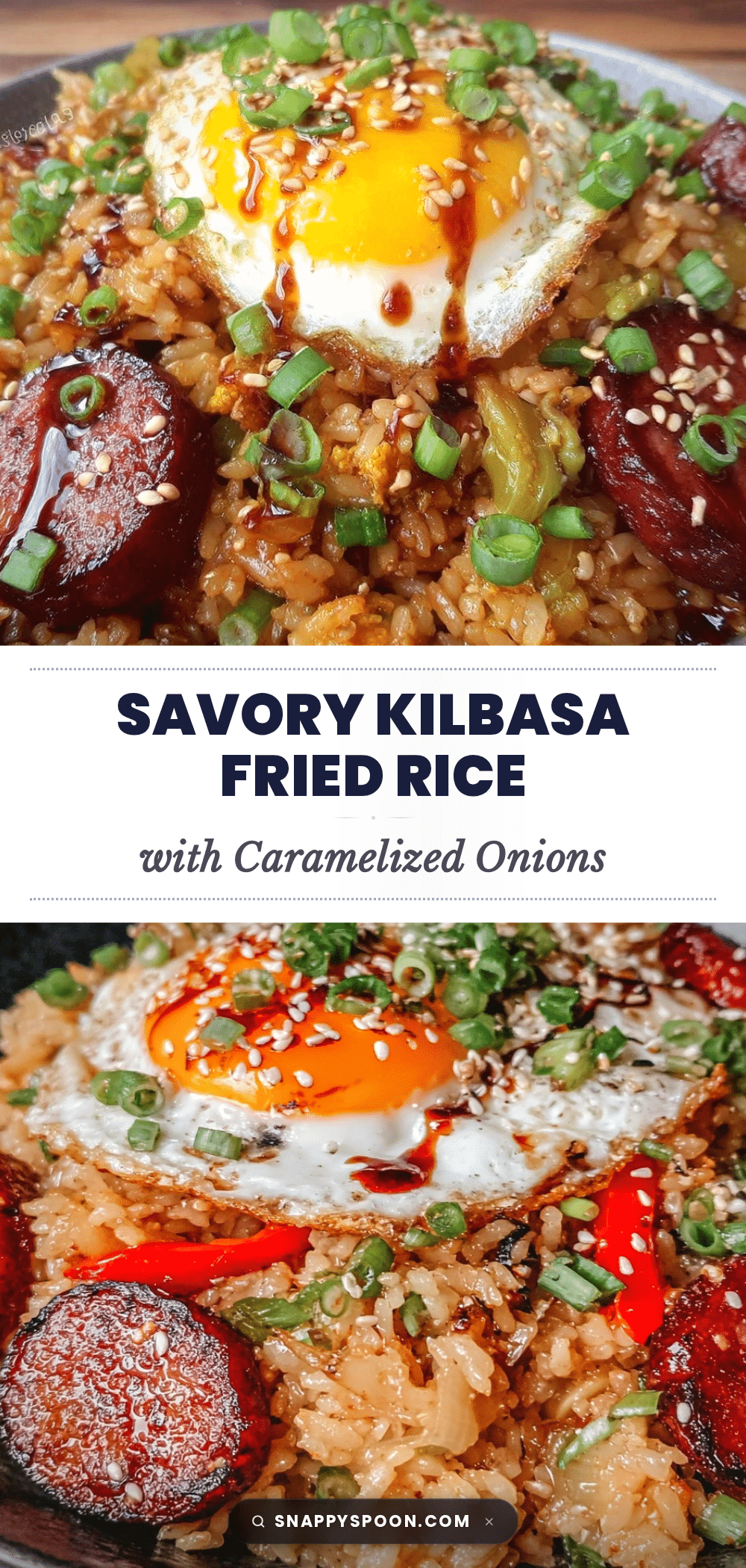 savory kilbasa fried rice recipe