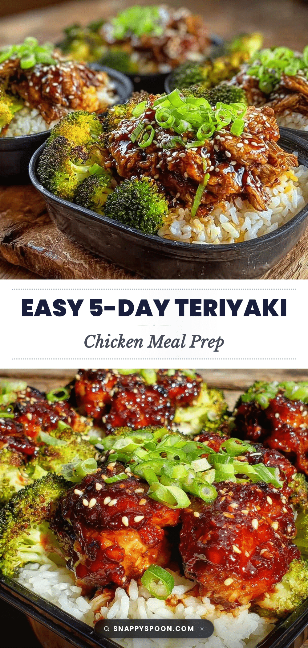 teriyaki chicken meal prep bowls recipe