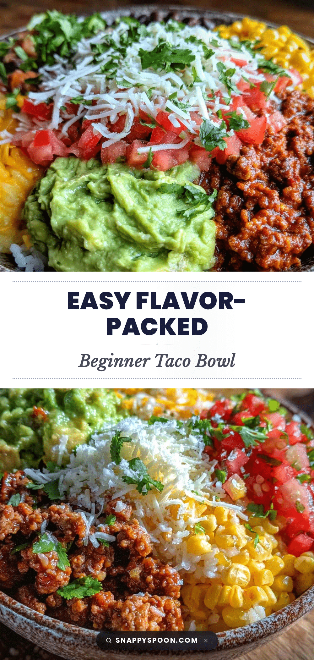 beginner taco bowl recipe