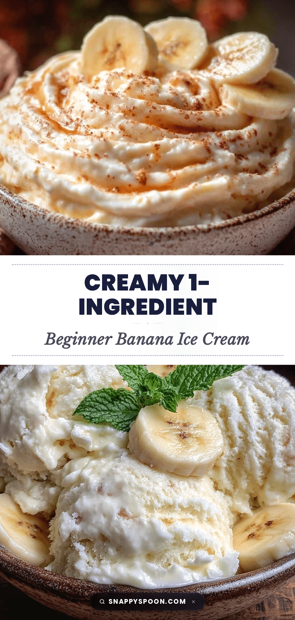 creamy banana ice cream recipe