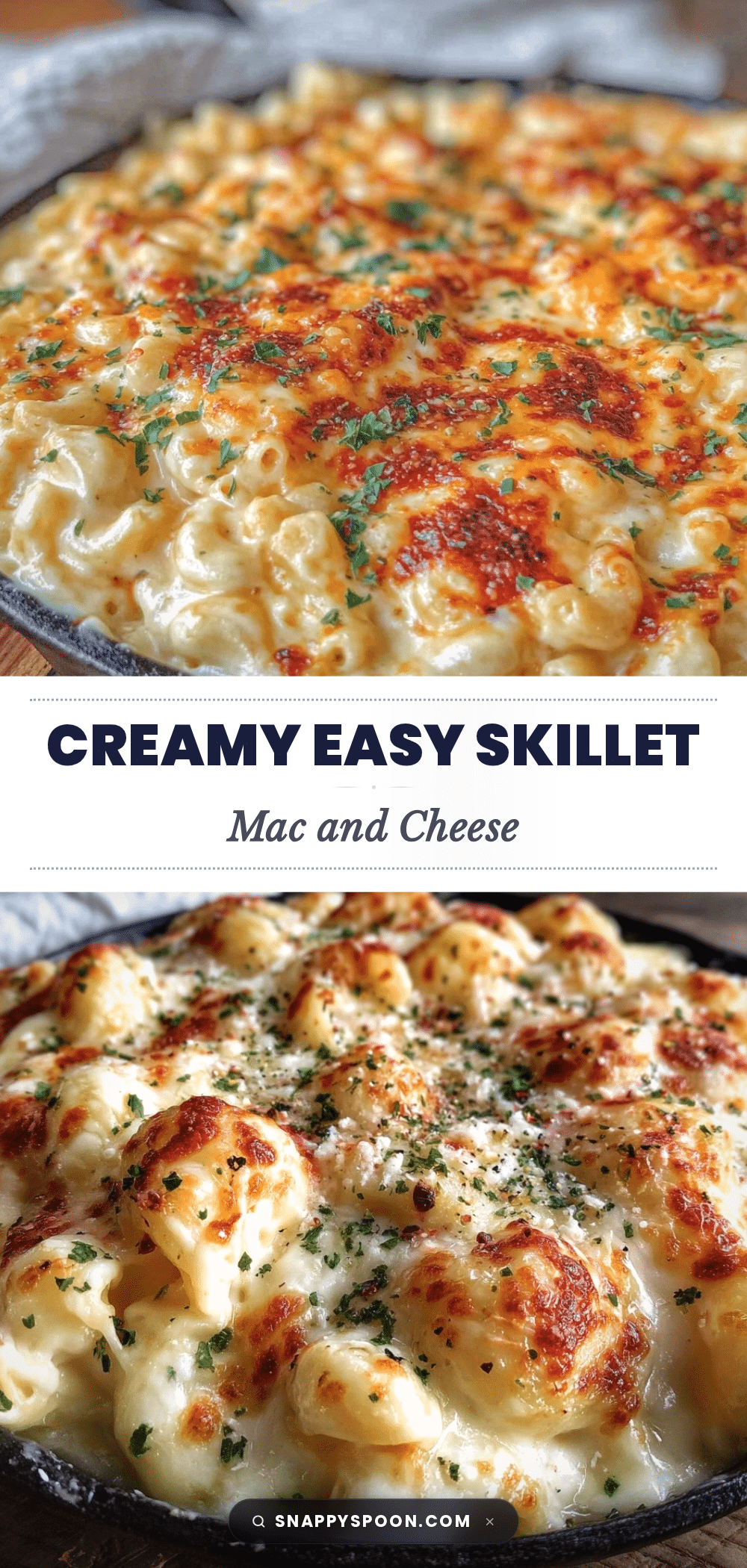 creamy easy skillet mac and cheese recipe