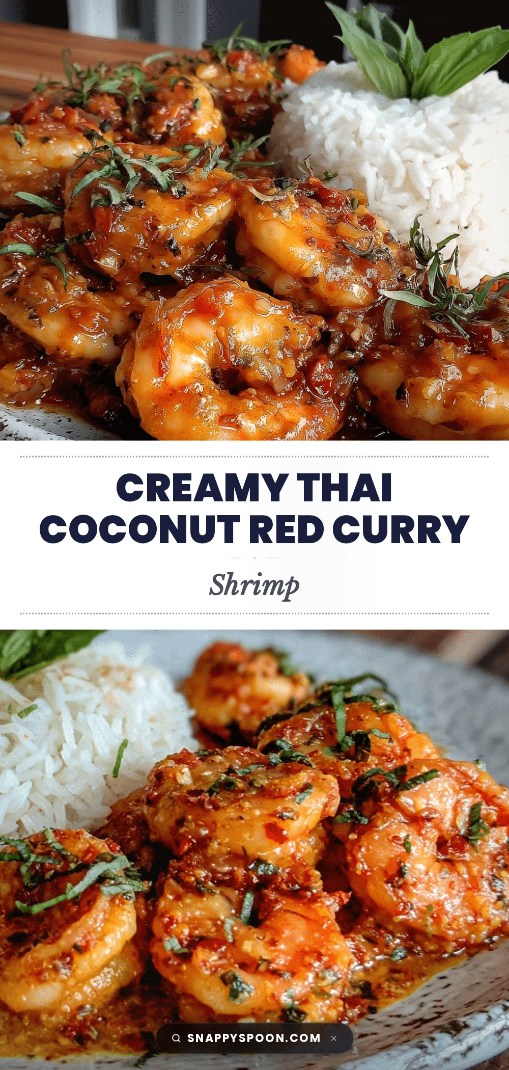 creamy thai coconut red curry shrimp recipe