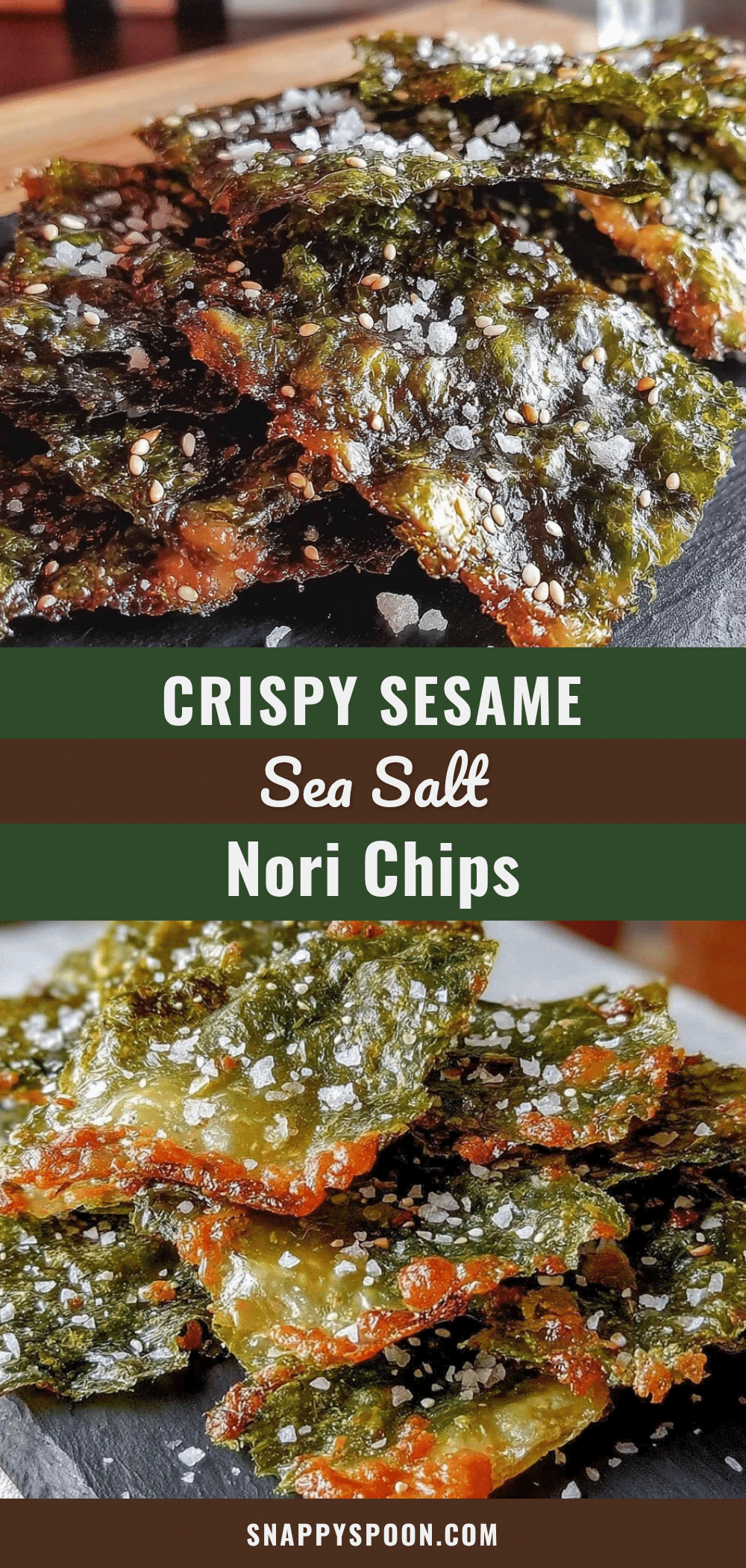 crispy baked nori chips recipe