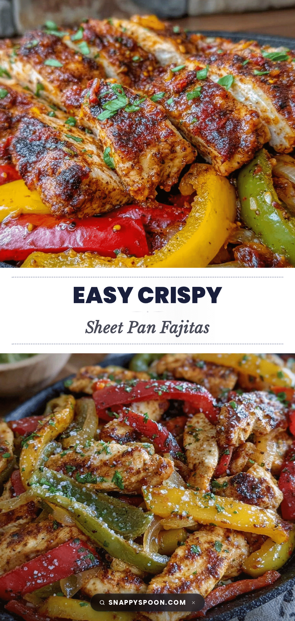 crispy easy sheet pan fajitas recipe