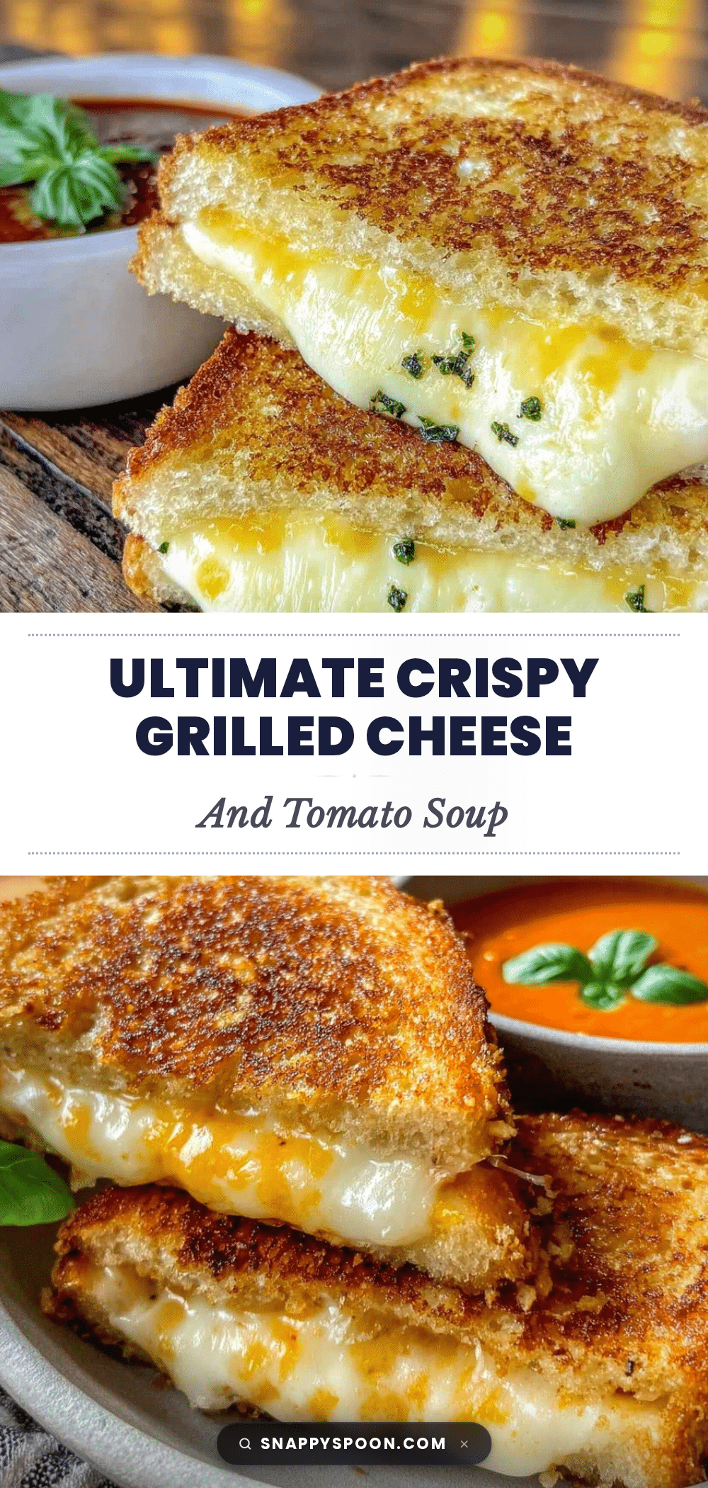 crispy grilled cheese and tomato soup recipe