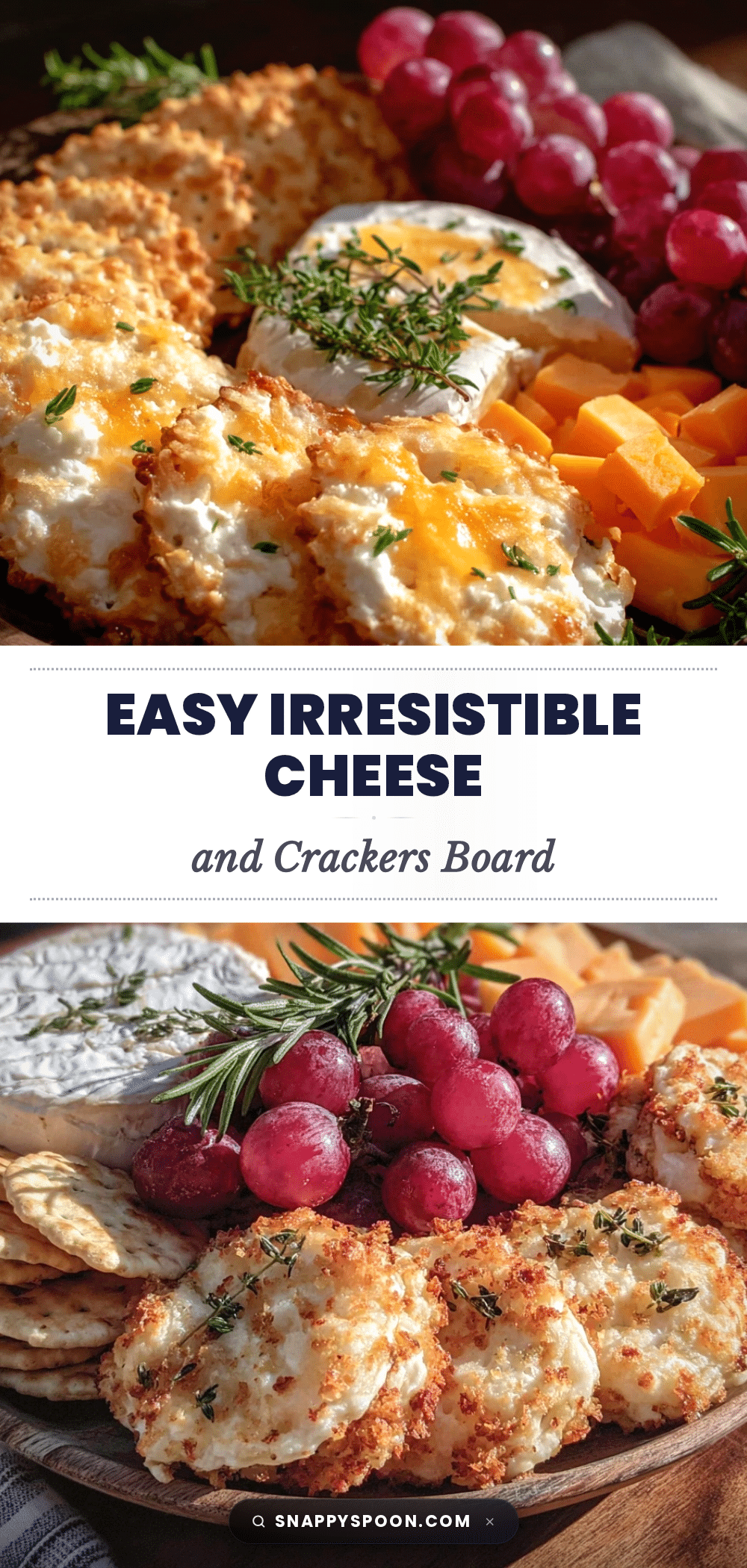 easy cheese and crackers board recipe