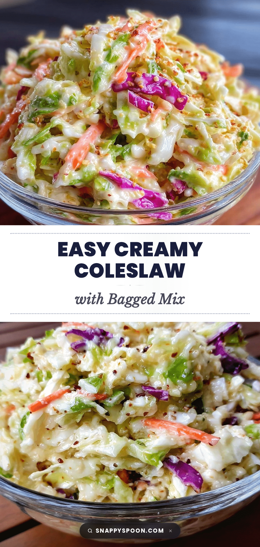 easy creamy coleslaw recipe