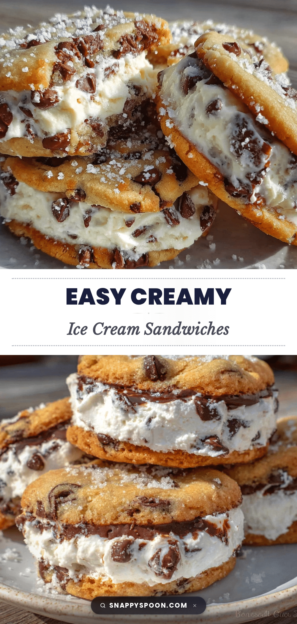 easy creamy ice cream sandwiches recipe