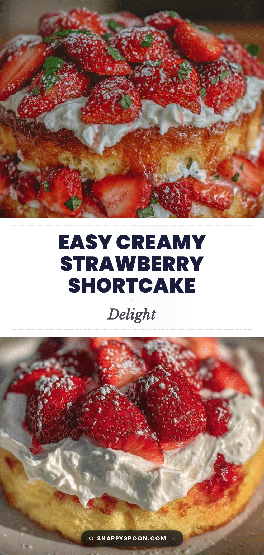 easy creamy strawberry shortcake delight recipe
