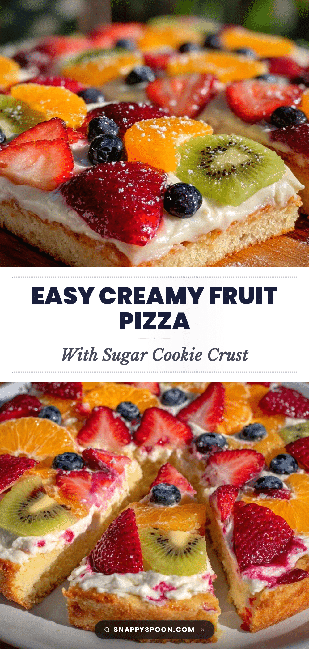 easy fruit pizza recipe