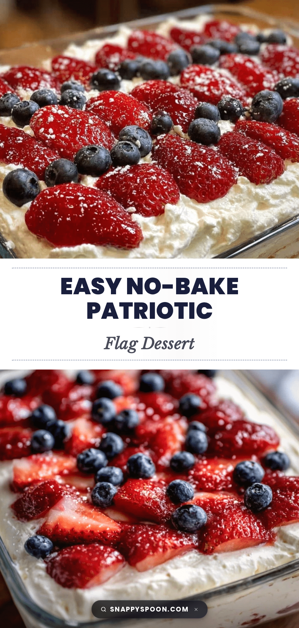 easy no bake flag dessert recipe