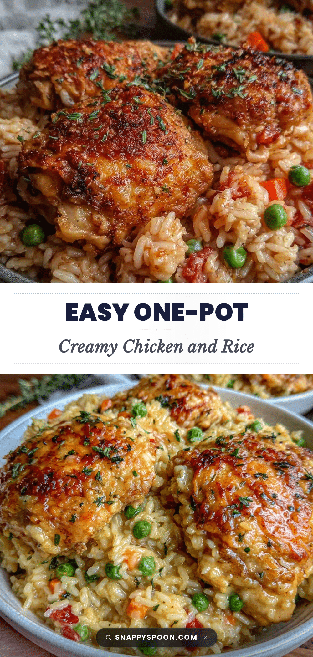 easy one-pot chicken and rice recipe
