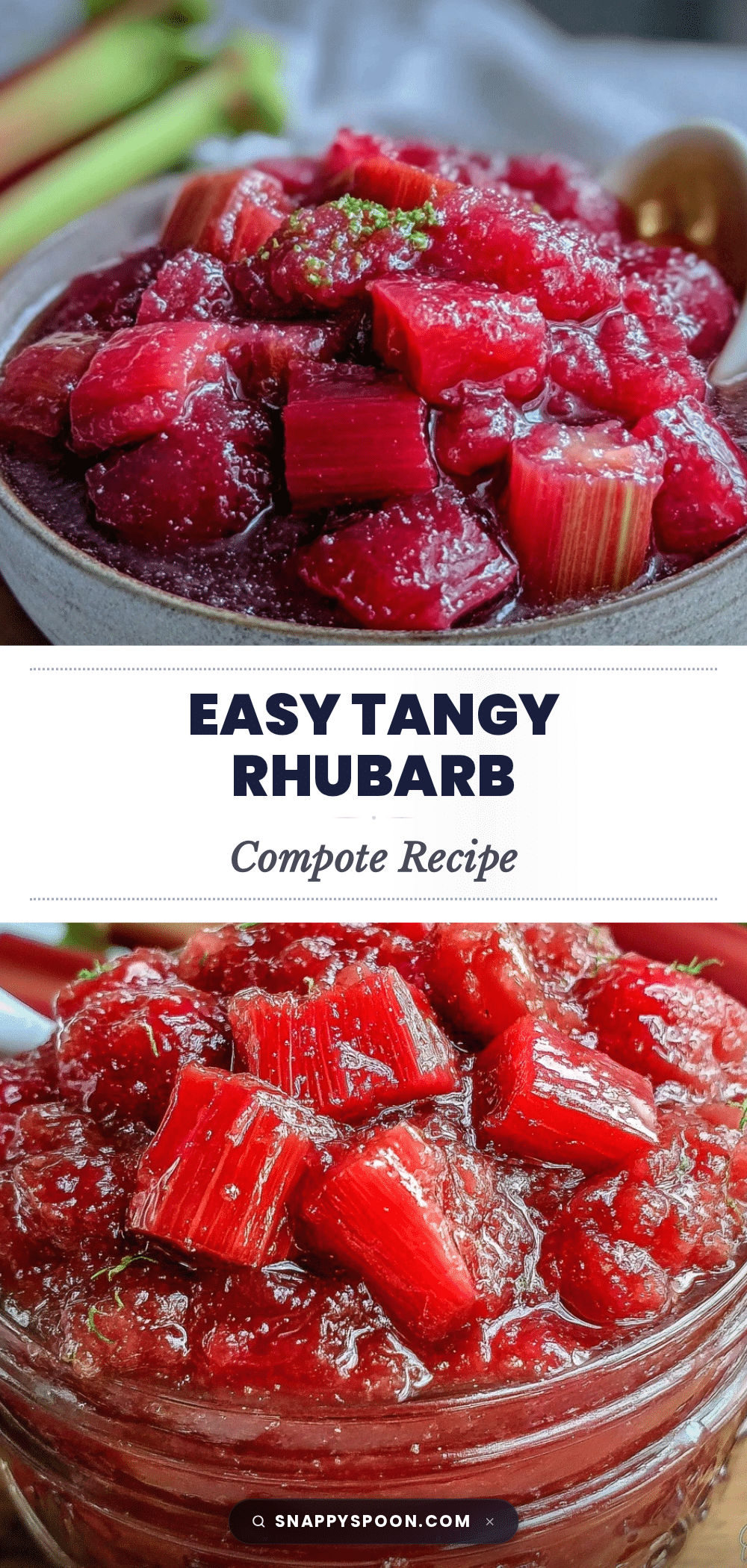 easy rhubarb compote recipe recipe