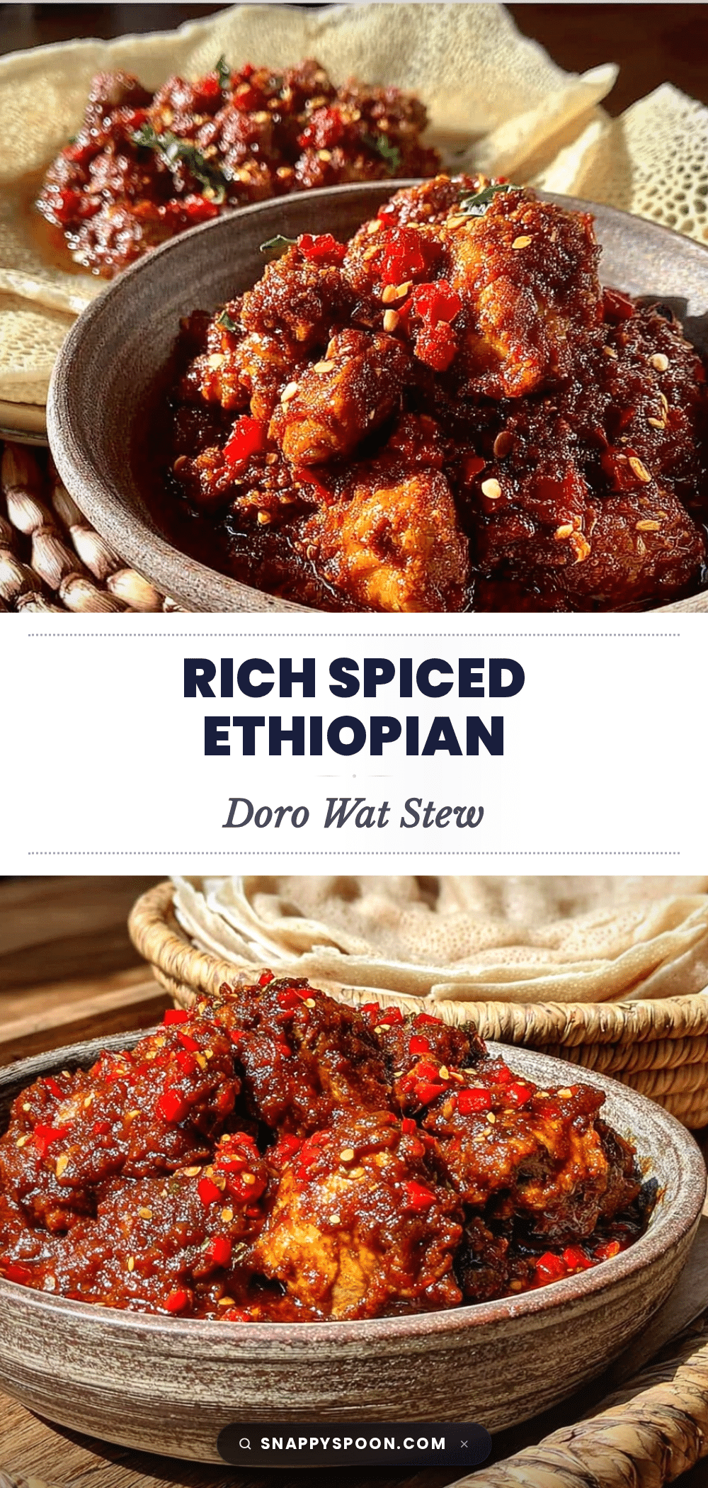 Ethiopian Doro Wat Chicken Stew recipe