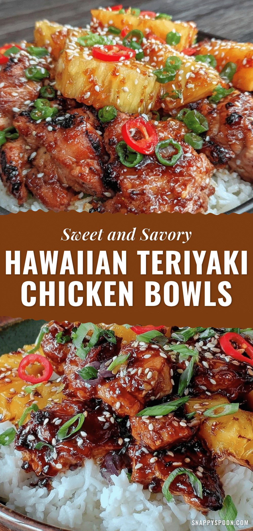 grilled hawaiian teriyaki pineapple chicken bowls recipe