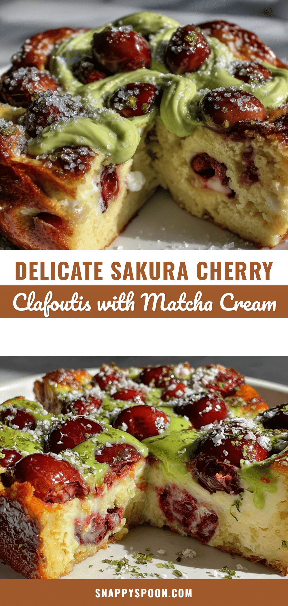 Japanese Sakura Cherry Clafoutis recipe