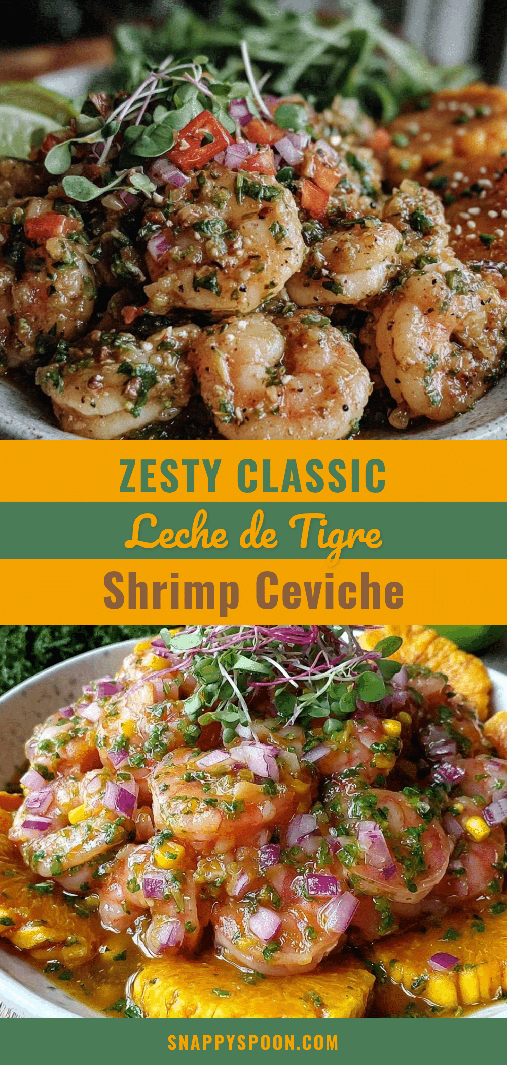 Leche de Tigre shrimp ceviche recipe