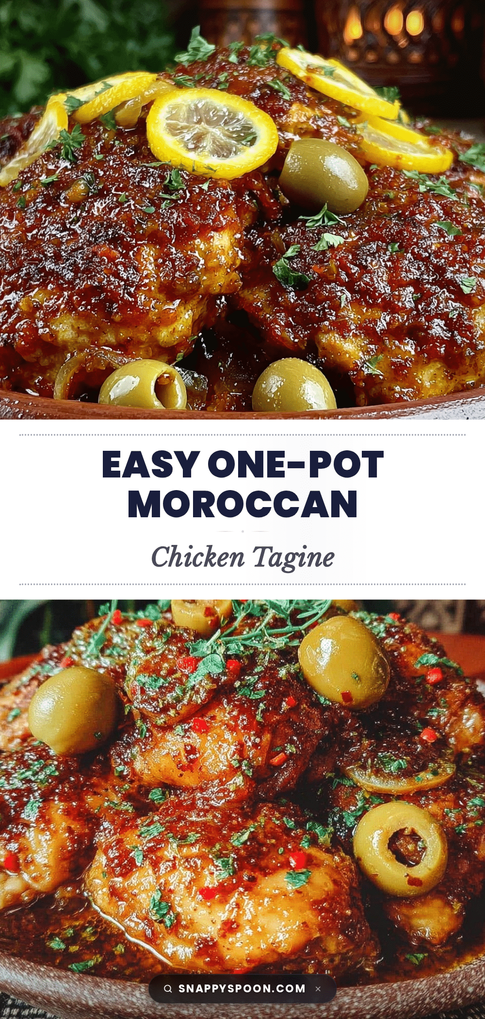 one-pot moroccan chicken tagine recipe