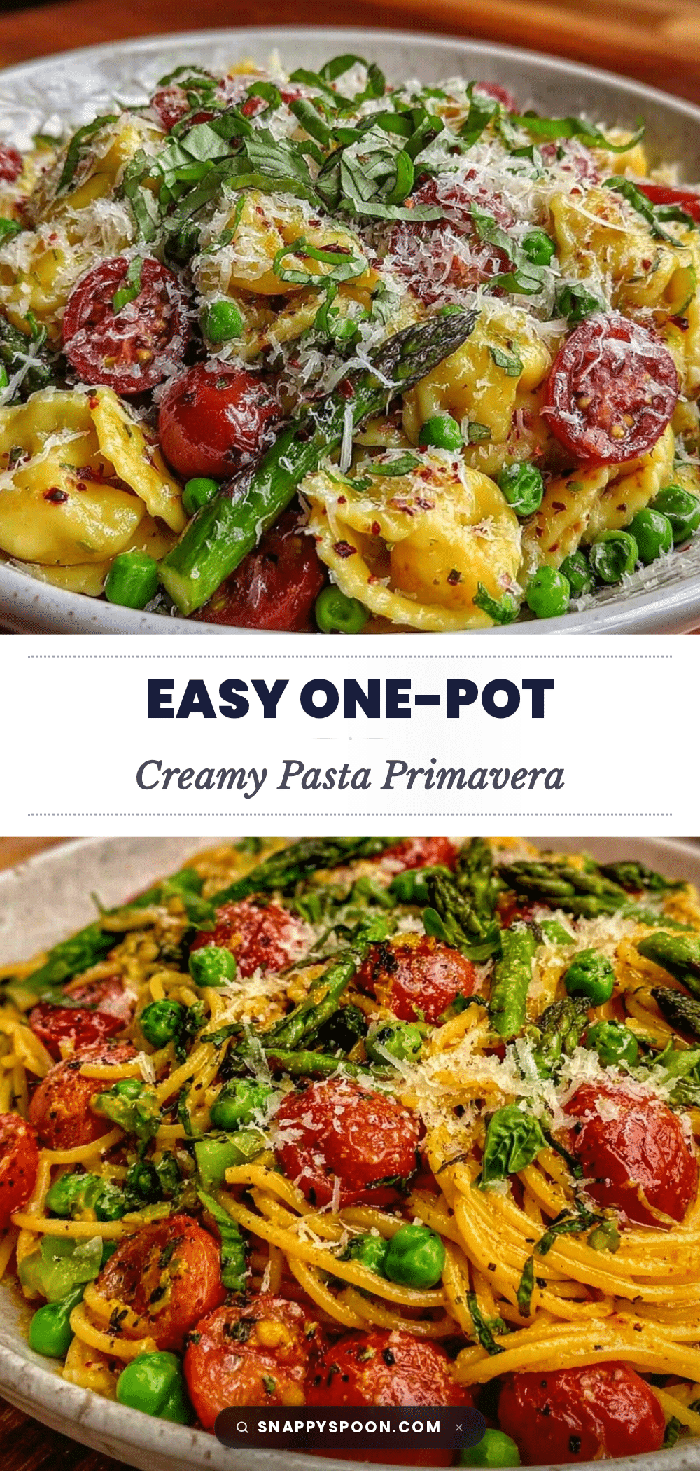 one-pot pasta primavera recipe