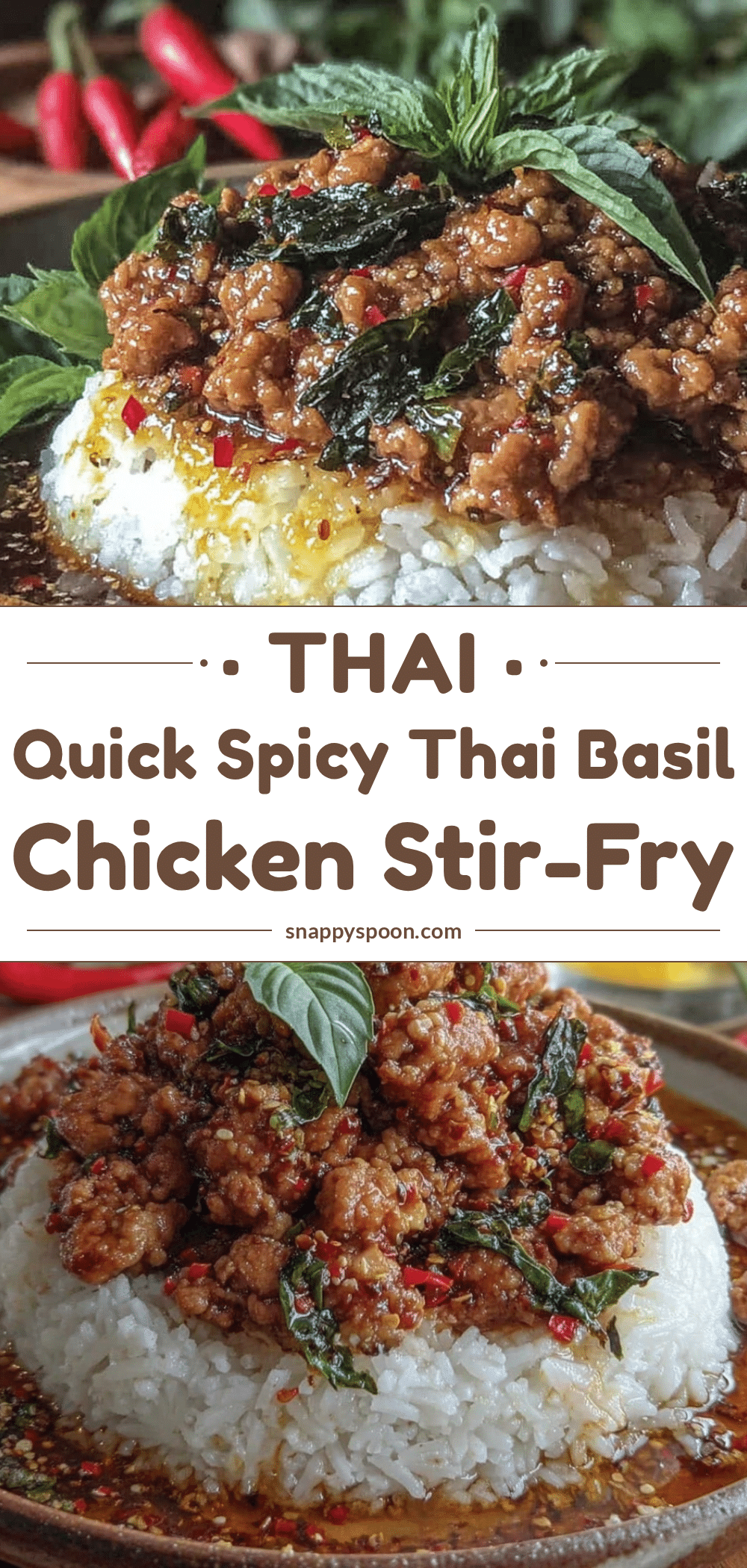 quick thai basil chicken stir-fry recipe