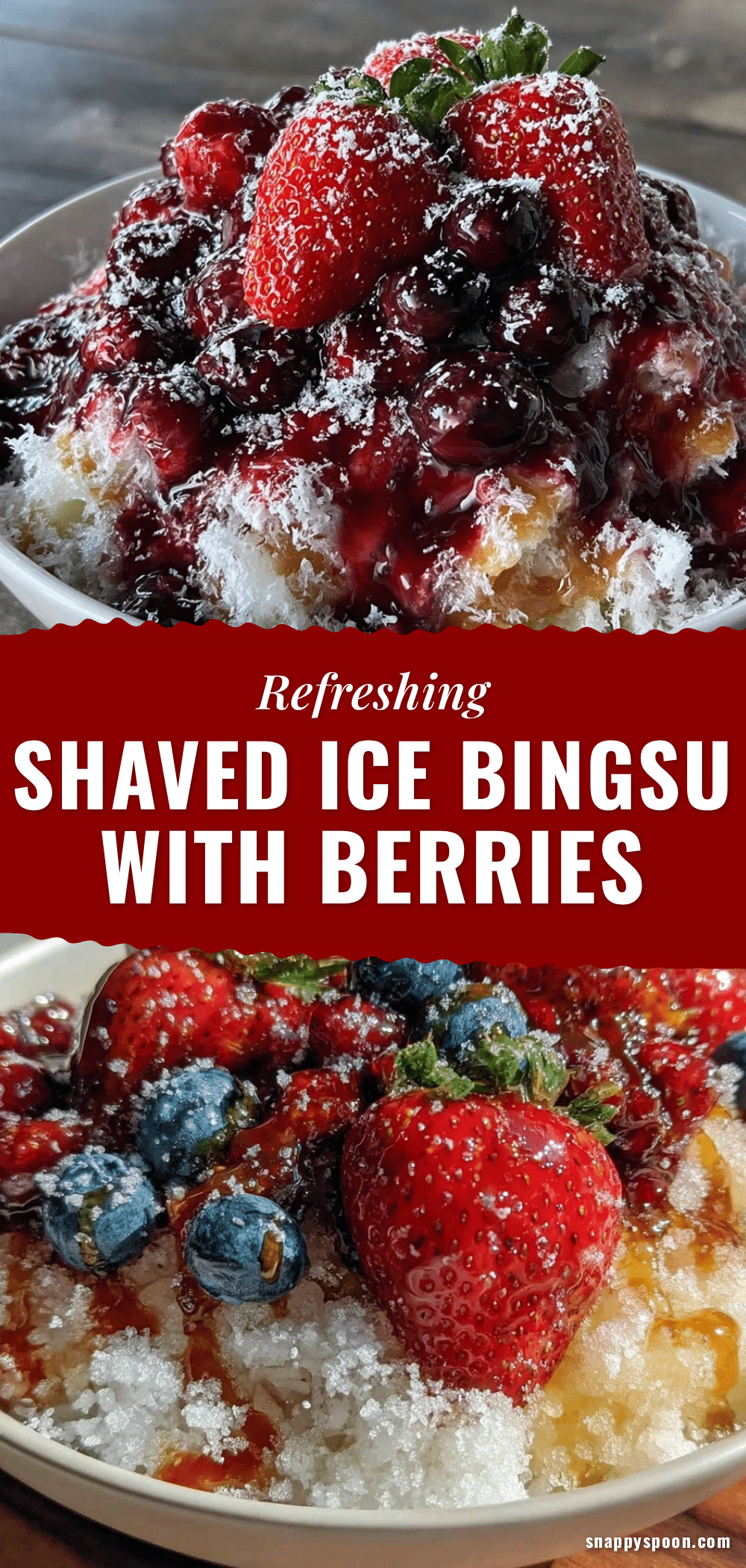refreshing shaved ice bingsu recipe