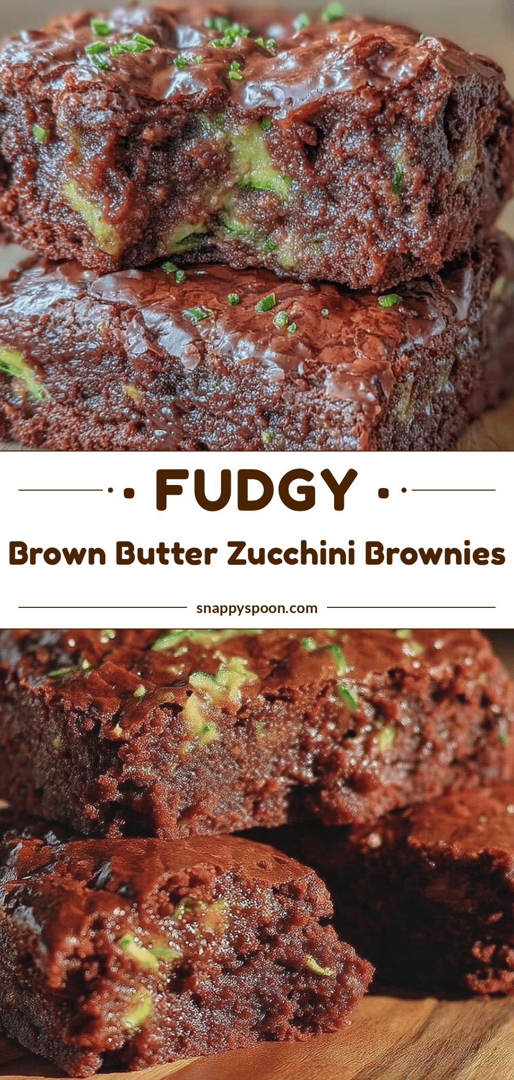 brown butter zucchini brownies recipe