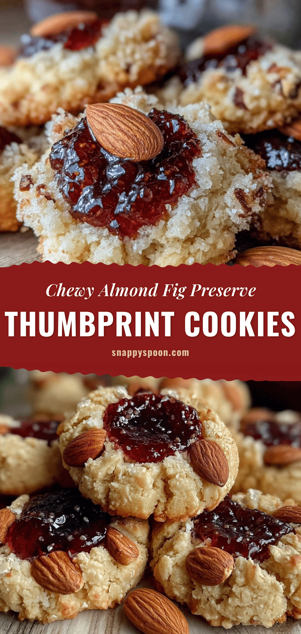 chewy fig preserve thumbprint cookies recipe
